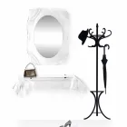 Nowoczesny design przezroczystego lustra ściennego Diva, wyprodukowanego we Włoszech Viadurini