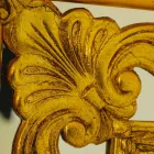 Prostokątne lustro ścienne z drewna, produkowane we Włoszech, w Valentino Viadurini