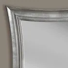 Ręcznie wykonane prostokątne drewniane lustro Sandro wykonane we Włoszech Viadurini