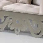 Nowoczesne, prostokątne lustro ścienne w pleksi Tortora - Selly Viadurini