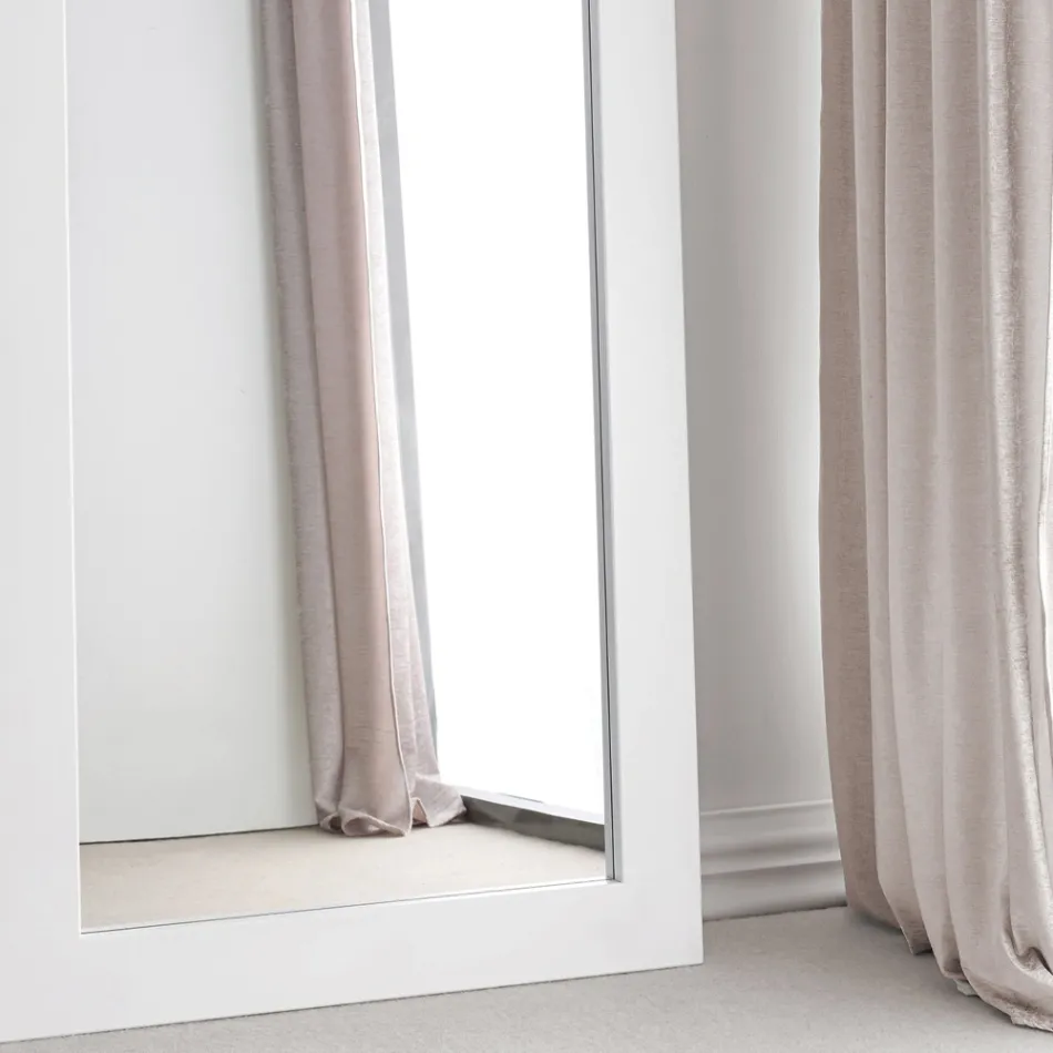 Lustro z ramą w różnych wykończeniach Made in Italy - Belenus Viadurini