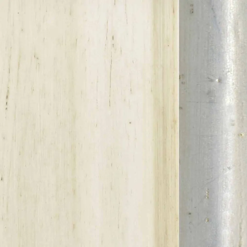 Lustro ścienne w nowoczesnym drewnie ręcznie robione we Włoszech Mattia Viadurini