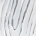 Złote, białe i srebrne lustro ścienne wykonane z drewna Eugenio wyprodukowane we Włoszech Viadurini