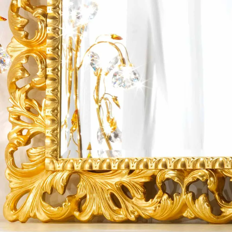 Lustro ścienne klasyczne wzornictwo Ives, 100x120 cm Viadurini