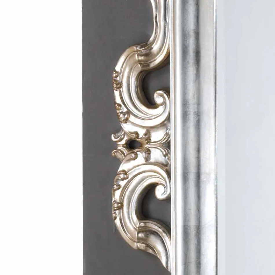 Lustro o ścianę Guy Projektowanie, 118x240 cm, wykonane we Włoszech Viadurini