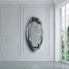 Kryształowe lustro ścienne Made in Italy - Pescara Viadurini