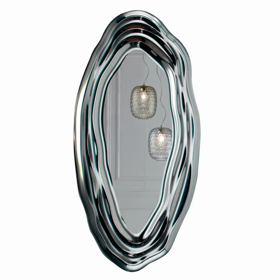 Kryształowe lustro ścienne Made in Italy - Pescara Viadurini