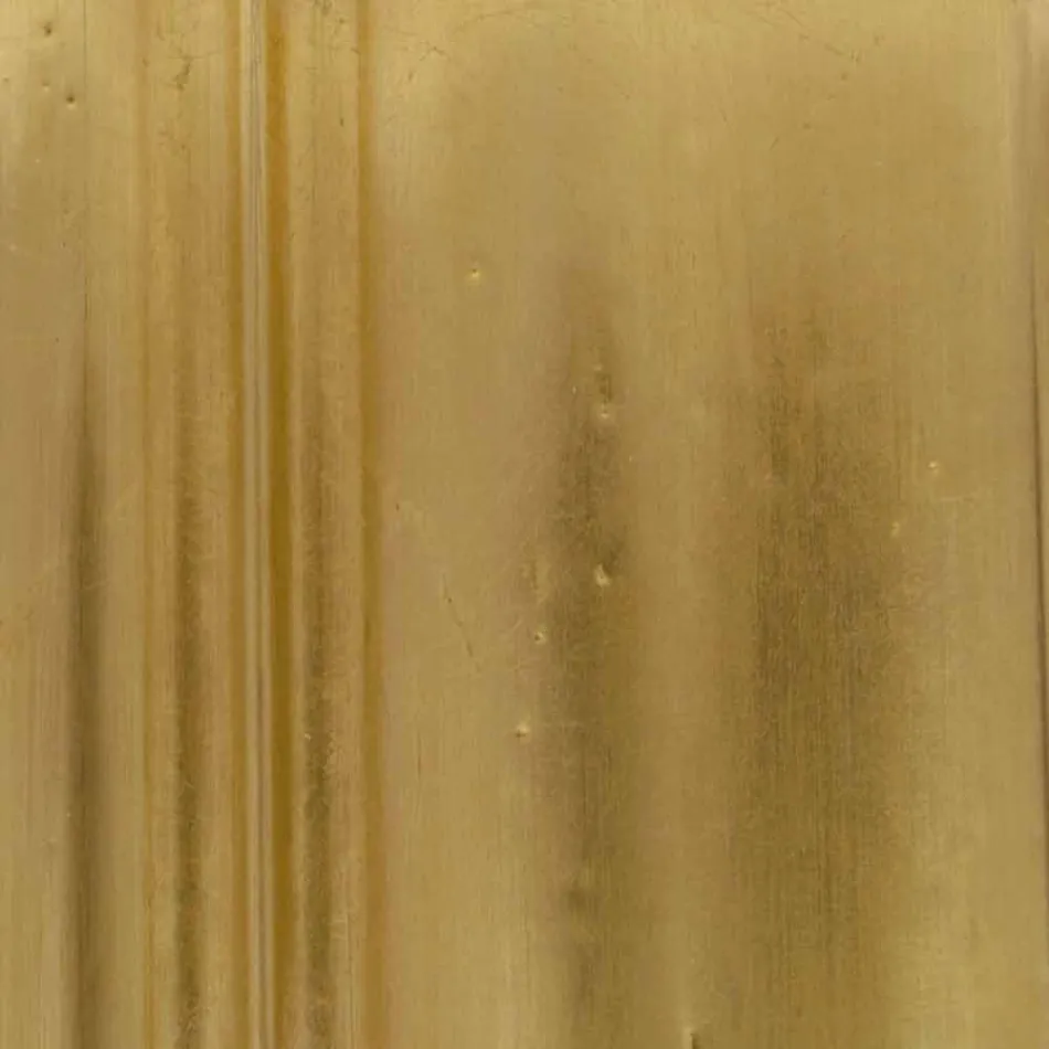 Nowoczesne lustro ścienne wykonane z drewna jodłowego we Włoszech Nicola Viadurini