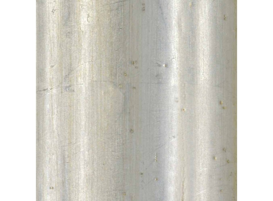 Ręcznie wykonane lustro ścienne Alessio z drewna jodłowego wyprodukowane we Włoszech Viadurini