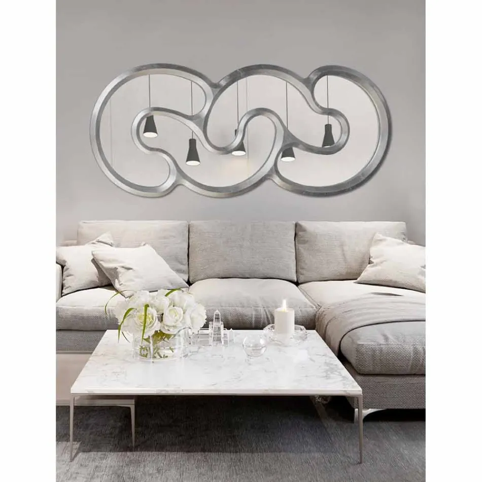 Lustro ścienne ręcznie we Włoszech Teo Viadurini