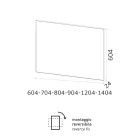 Lustro z polerowanego drutu z zakrytą ramą Made in Italy - Chcę Viadurini