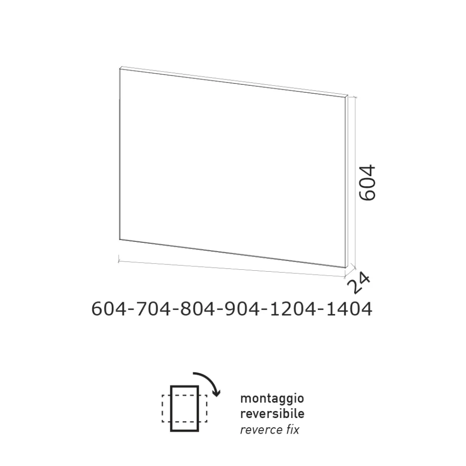 Lustro z polerowanego drutu z zakrytą ramą Made in Italy - Chcę Viadurini