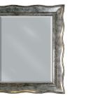 Lustro ze srebrnego liścia i lustro szlifowane Made in Italy - Rongo Viadurini
