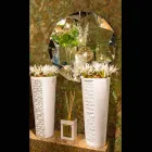 Lustro Nowoczesna ściana od projektowania trójwymiarowego Diamonda Viadurini