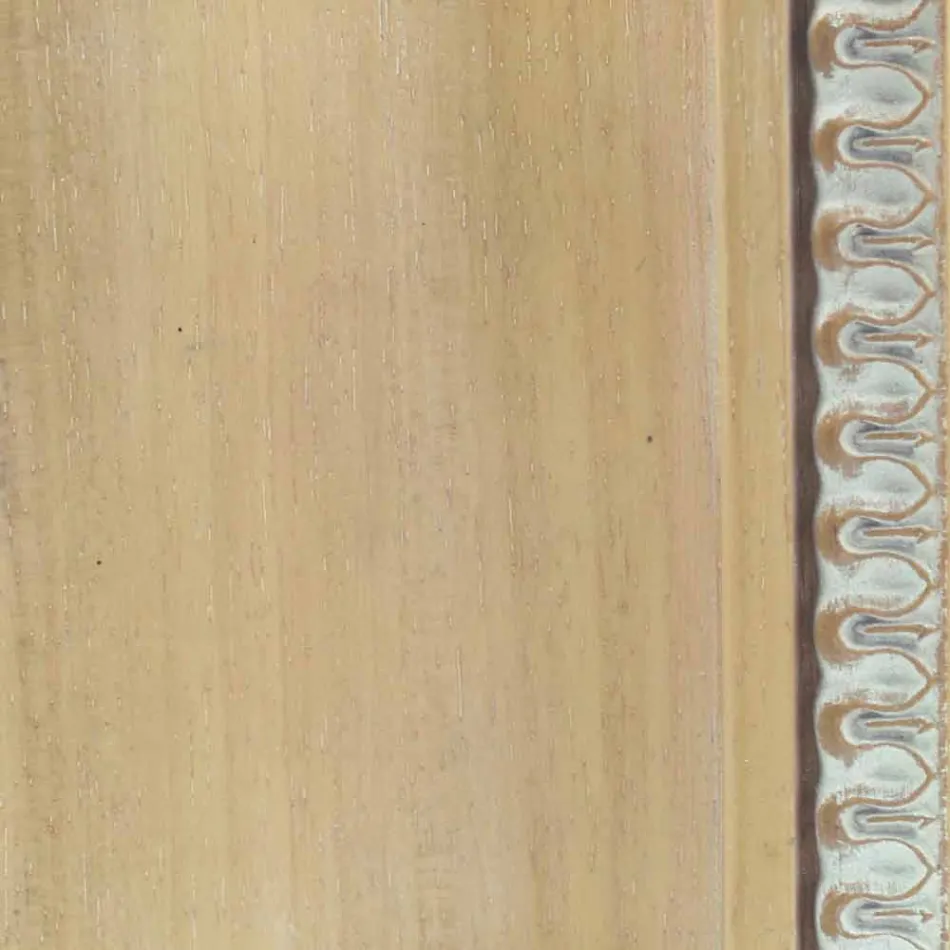 Ręcznie wykonane drewniane lustro ścienne wykonane we Włoszech Cristian Viadurini