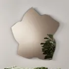 Lustro w kształcie liścia w dwóch rozmiarach i kolorach Wyprodukowano we Włoszech - Levian Viadurini