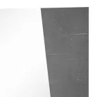 Lustro ścienne z błyszczącym białym drewnem łupkowym Włoski design - Joris Viadurini