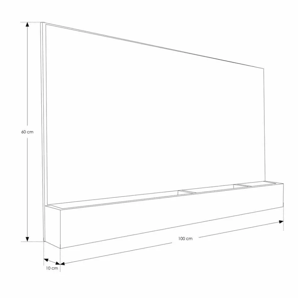 Lustro łazienkowe ścienne z naturalnego drewna tekowego ze schowkiem - Palima Viadurini