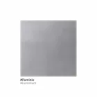 Lustro łazienkowe z imitacji aluminium z podświetleniem Made in Italy - Palau Viadurini