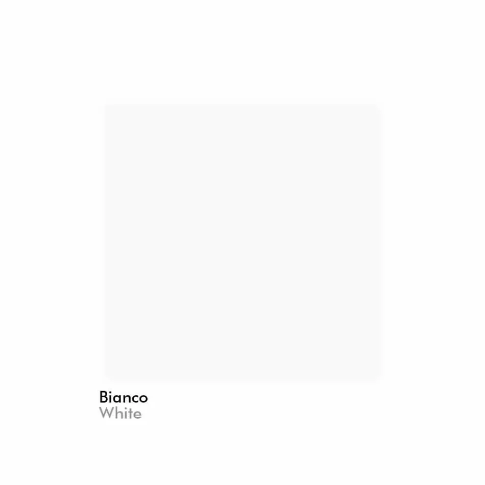 Lustro łazienkowe z imitacji aluminium z podświetleniem Made in Italy - Palau Viadurini