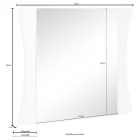 Lustro do sypialni lub łukowe wejście ścienne 2 rozmiary - Sabine Viadurini