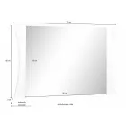 Lustro do sypialni lub łukowe wejście ścienne 2 rozmiary - Sabine Viadurini