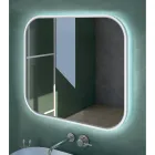 Lustro z drewnianą krawędzią i podświetleniem Made in Italy - Vincent Viadurini