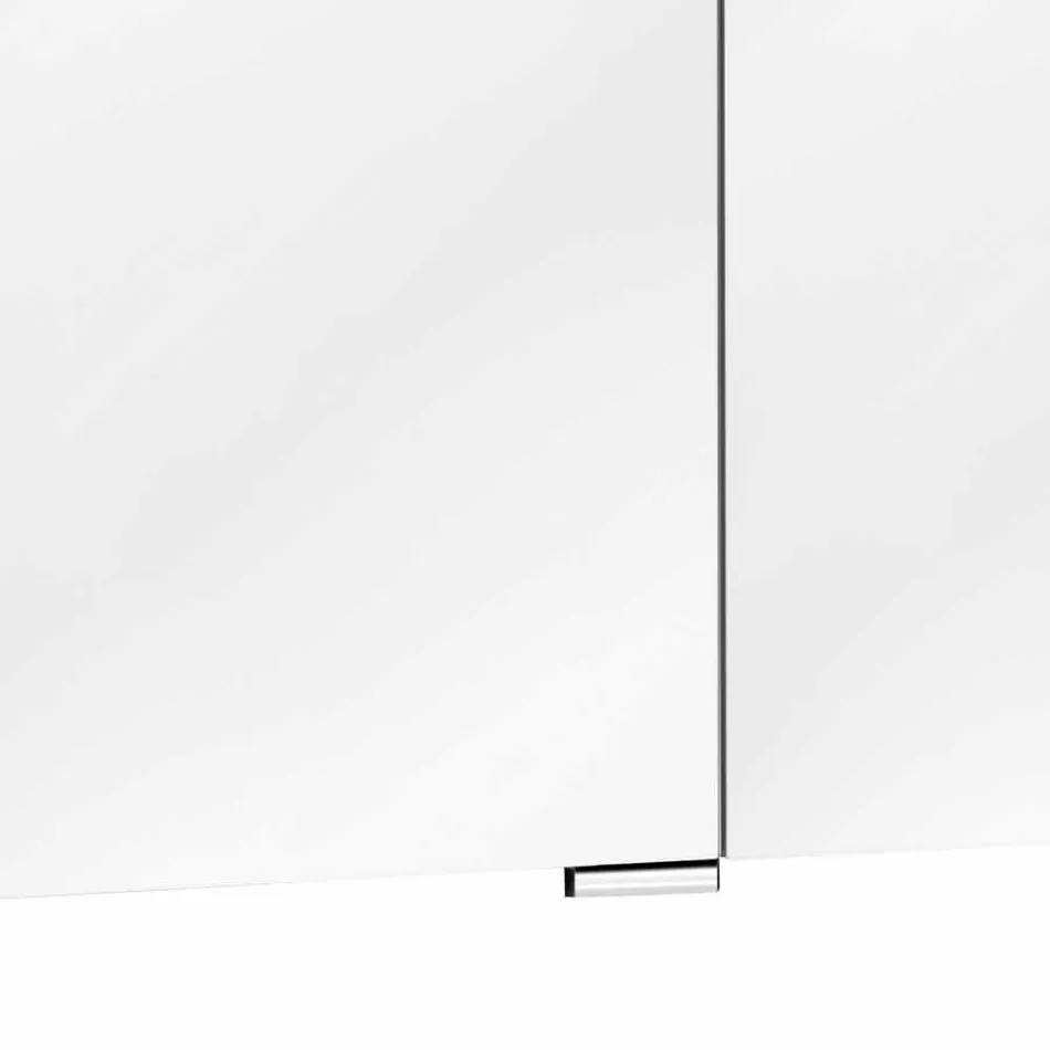 Nowoczesna szafka wisząca 3-drzwiowa z półkami - Bramo Viadurini