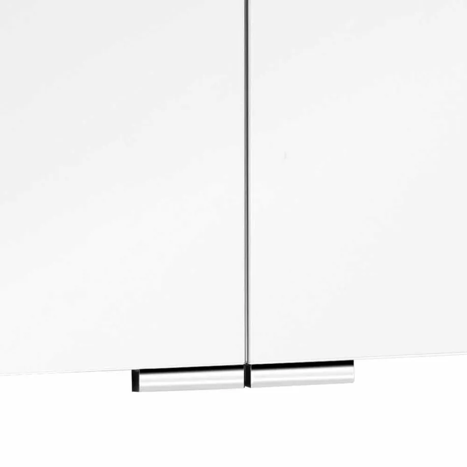 Nowoczesna szafka wisząca 3-drzwiowa z półkami - Bramo Viadurini