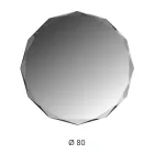 Lustro grawerowane diamentami ze ściętą krawędzią - Excelsior Viadurini