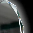 Lustro grawerowane diamentami ze ściętą krawędzią - Excelsior Viadurini