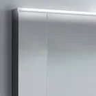 Nowoczesny design 2-drzwiowe lustro, oświetlenie LED, Carol Viadurini