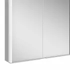 Lustro ścienne z aluminium z oświetleniem LED - Demon Viadurini