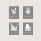 Lustro LED z 3 drzwiami, nowoczesny design, Carol Viadurini