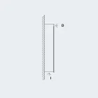 Lustro LED z 3 drzwiami, nowoczesny design, Carol Viadurini