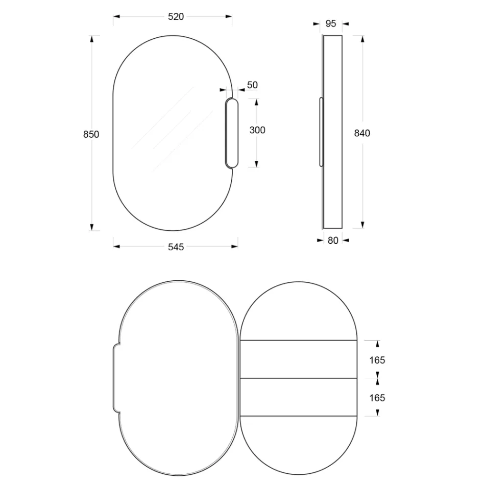 Ceramiczny pojemnik na lustro w różnych kolorach, wyprodukowany we Włoszech - dziewczynka Viadurini