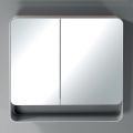 Metalowy pojemnik lustrzany z 2 podwójnymi lustrzanymi drzwiami Made in Italy - Galilei