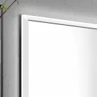 Nowoczesny design wpuszczone lustro LED z 2 drzwiami, Adele Viadurini