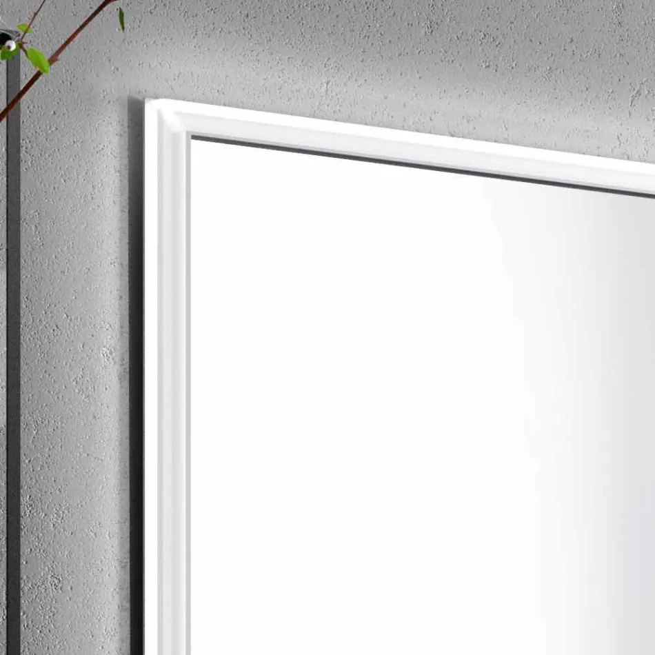 Nowoczesny design wpuszczone lustro LED z 2 drzwiami, Adele Viadurini