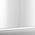 Nowoczesny design wpuszczone lustro LED z 2 drzwiami, Adele Viadurini