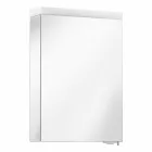 Nowoczesne lustro kontenerowe z drzwiami na zawiasach i oświetleniem LED - Alfio Viadurini