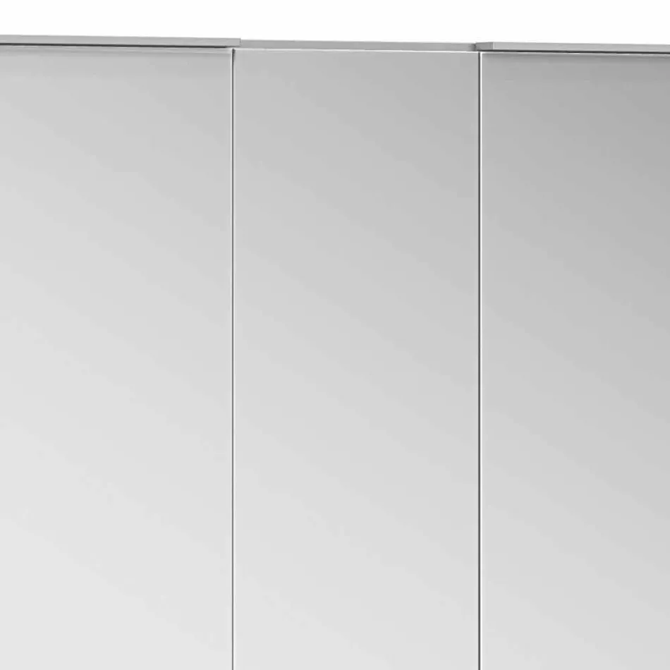 Nowoczesny wpuszczany pojemnik z lustrem z podświetleniem LED i klawiaturą dotykową - Demon Viadurini