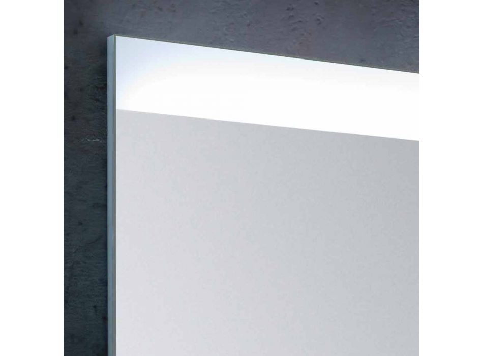 Lustro łazienkowe z nowoczesnym oświetleniem LED Yvone Viadurini