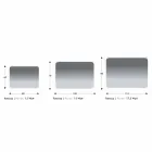 Zaokrąglone lustro łazienkowe z podświetleniem LED Made in Italy - Pato Viadurini