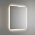 Zaokrąglone lustro łazienkowe z podświetleniem LED Made in Italy - Pato