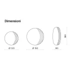 Lustro ścienne Arabella z grawerunkami, wyprodukowane we Włoszech Viadurini