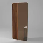 Lustro ścienne z wkładką drewnianą lub ceramiczną Made in Italy - Montecarlo Viadurini