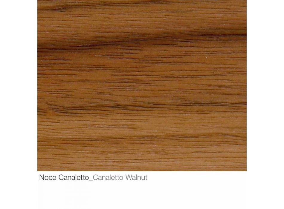 Lustro ścienne z wkładką drewnianą lub ceramiczną Made in Italy - Montecarlo Viadurini