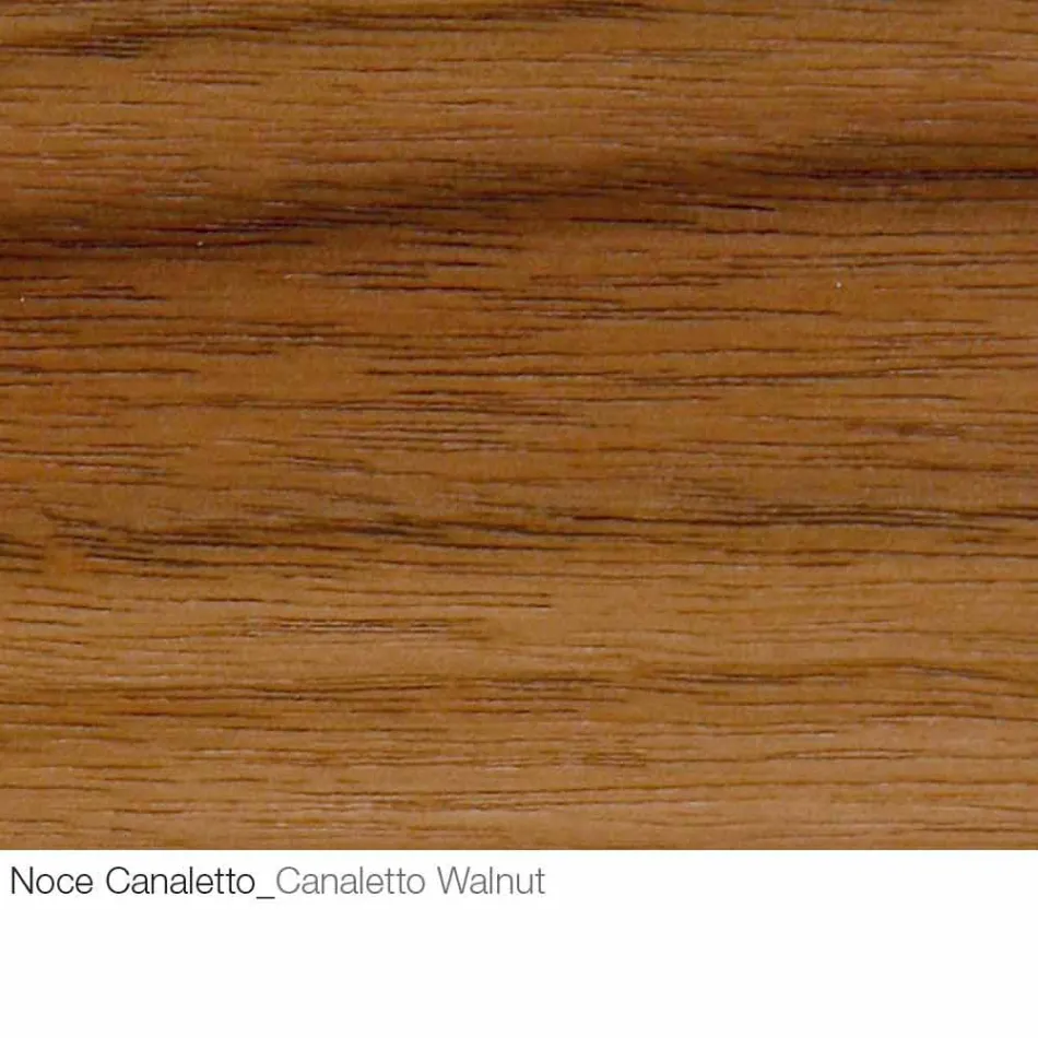 Lustro ścienne z wkładką drewnianą lub ceramiczną Made in Italy - Montecarlo Viadurini