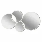 Lustro w kształcie pierścienia Nowoczesne wzornictwo Kolorowe wykończenie - synteza Viadurini